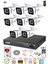 8 Kameralı Full Hd Gece Renkli - Su Geçirmez Ultra LED Güvenlik Kamerası Seti 320 GB 2
