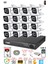 16 Kameralı Full Hd Gece Renkli - Su Geçirmez Ultra LED Güvenlik Kamerası Seti 1 Tb 2