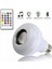 Gece Lambası Bluetooth Hoparlör Ledli Lamba Kumandalı Mp3 Çalar Ampul Renkli Ampul 5