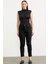 Likralı Fit Mom Jean - Siyah 1