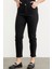 Likralı Fit Mom Jean - Siyah 3