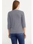 Neon Ip Detaylı Çizgili T-Shirt - Lacivert 3