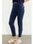 Likralı Fit Mom Jean - Lacivert 3