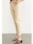 Likralı Fit Mom Jean - Bej 3