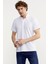 Slim Fit Düğmeli Polo Yaka T-Shirt - Beyaz 3