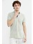 Slim Fit Triko Polo Yaka T-Shirt - Yeşil 2