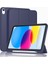 Apple iPad 10. Nesil 10.9 (2022) Kalemlikli Yatay Standlı Stromix Smart Kılıf ve Ekran Koruyucu A2696 A2757 A2777 A3162 2