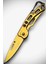Kamp Outdoor Anahtarlık Çakı Mini Cep Çakısı Gold Çakı Altın Renk 15CM 1