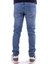 Twister Panama 727B Mavi Düşük Bel Dar Paça Erkek Jeans Pantolon 4