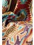 Etnik Kilim Desenli Süet Kumaş Dertsiz Oval Masa Örtüsü 4