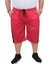 Mocgrande Erkek Büyük Beden Kapri Şort Extreme 24641 Kırmızı 1