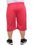 Mocgrande Erkek Büyük Beden Kapri Şort Extreme 24641 Kırmızı 3
