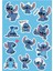 Disney Lilo ve Stitch Temalı Sticker Seti Ajanda Laptop Telefon Sticker Seti 12 Adet 1