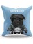 Çift Tarafı Baskılı Nonstop Pug Köpek Desenli Süet Kırlent Kılıfı - PL806 1