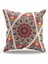 Çift Tarafı Baskılı India Pattern-3 Desenli Süet Kırlent Kılıfı 1