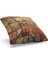 Çift Tarafı Baskılı Kilim Desenli Süet Kırlent Kılıfı 2