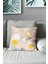 Çift Tarafı Baskılı Xero Floral-2 Desenli Süet Kırlent Kılıfı 3