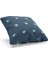 Çift Tarafı Baskılı Lacivert Polka - 3 Desenli Süet Kırlent Kılıfı 2
