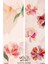 Flower Art Desenli Süet Oturma Odası Salon Fon Perde Baskılı Ekstrafor Büzgü 2 Kanat PRD-1030 3