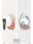 Soft Oval Desenli Süet Oturma Odası Salon Fon Perde Baskılı Ekstrafor Büzgü 2 Kanat PRD-1111 3