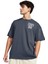 1382857-044 Ua Hw Record Breakers S Antrasit Erkek Bisiklet Yaka Oversize T-Shirt 2