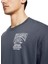 1382857-044 Ua Hw Record Breakers S Antrasit Erkek Bisiklet Yaka Oversize T-Shirt 3