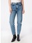 Yüksek Bel Düz Paça Regular Fit Açık Bej Kadın Denim Pantolon L30U021851-CAROL 3