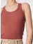 U Yaka Haki Kadın T-Shirt L241615A95-Kolsuz T-Shirt 5