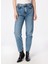 Yüksek Bel Düz Paça Regular Fit Açık Bej Kadın Denim Pantolon L30U021851-CAROL Jean Pantolon 3