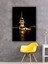 Led Işıklı Kız Kulesi Gece Görünümü Manzara Modern Dekoratif Şık Hediyelik Ev Ofis İşyeri Rustik Kanvas Tablo 50 x 35 cm ( Özel Ölçü Siparişleriniz İçin Mesaj Atınız. ) 1