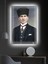 Led Işıklı Cumhuriyetimizin Kurucusu Gazi Mustafa Kemal Atatürk Tablo Şık Hediyelik Ofis İşyeri Salon Kanvas Tablo 50 x 35 cm ( Özel Ölçü Siparişleriniz İçin Mesaj Atınız. ) 1
