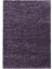 Yumuşak Yüksek Havlı 30 mm Shaggy Salon Halısı Düz Mor Lila Renkli 4