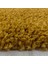 Yumuşak Yüksek Havlı 30 mm Shaggy Salon Halısı Düz Gold Dore Altın Renkli 2