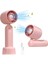 Taşınabilir El Fanı, Kişisel Fan, Akülü El Fanı, 3 Hızlı Mini Fan, Şarj Edilebilir Seyahat Aile Kampı （kiraz Çiçeği Tozu） (Yurt Dışından) 1