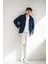 Fbı Jeans Slimfit Gofre Kumaş Dik Yaka Astarlı Baharlık Mont 1