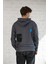 Kapşonlu Baskılı Regular Fit 2 Iplik Erkek Sweatshirt 2