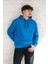 Kapşonlu Baskılı Regular Fit 2 Iplik Erkek Sweatshirt 2