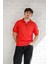 Microfilament Kumaş Fermuarlı Polo Yaka Slimfit T-Shirt 2