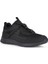 Erkek Siyah Sanzio Bağcıklı Deri Sneaker U45G7A014EKC9999 2