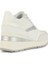 Kadın Beyaz Zosma Kalın Tabanlı Bağcıklı Deri Sneaker D368LA08504C1000 4