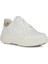 Kadın Beyaz Nebula 2.0 x Kalın Tabanlı Bağcıklı Deri Sneaker 2