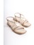 ARTI ARTI AYAKKABI MİA026-1509 Günlük Kadın Bej Tatil Sandaleti 3