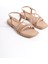 ARTI ARTI AYAKKABI MİA026-1509 Günlük Kadın Nut Beji Tatil Sandaleti 4