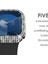 Apple Watch 7 41MM Full Kenar Taşlı Sert Pc Kasa ve Ekran Koruyucu 4