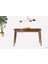 Ortadan Açılabilir Mdf Yemek Masası, Mutfak Masası ( 80X130 cm ) 1