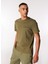 Haki Erkek Bisiklet Yaka T-Shirt D4SM-TST3294 1