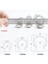 Gümüş Kişisel 25 mm Stili Metal Spiral Halkalar Günlük Defter Planlayıcısı Için 2 Çift Vidalı Bağlayıcı Klipsi A5 A6 Persoanl A7 Bağlayıcı Klipsi Dosya Klasörü (Yurt Dışından) 2