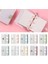 C-Note 60 Yaprak Stili Yaratıcı 3 Delik Gevşek Yaprak Dolum Defter Kapağı Mini Dosya Klasörü El Hesabı Günlüğü Halka Bağlayıcı Iç Sayfalar Günlüğü Kitap Taşınabilir (Yurt Dışından) 5