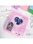 Mor Tarzı 25,5 cm x 19,7 cm Mınkys Yeni Kawaii Aşk Kalp Binder Fotoğraf Kartları Çıkartmalar Kitap Toplamak 4 Yüzük Küçük Kartlar Depolama Kitap Iki Yan Kollu Çanta (Yurt Dışından) 3