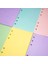 Boş Kraft Tarzı A6 Mınkyeets Renkli Pembe Mor A5 A6 Defter Kağıdı Dolum Spiral Binder Indeks Sayfa Içi Günlük Aylık Haftalık Gündem (Yurt Dışından) 2
